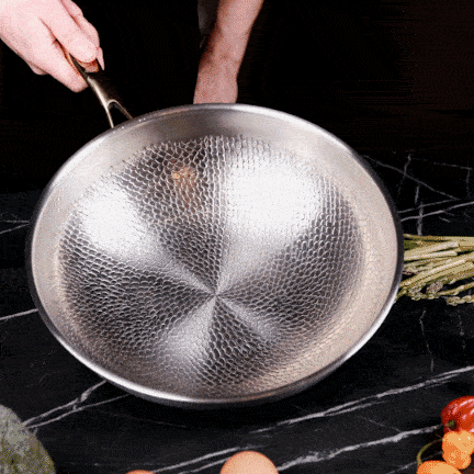 TAIMA Certified Pure Titanium Wok Pan Pro