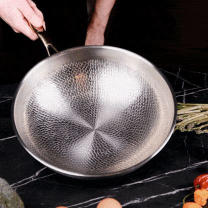 TAIMA Certified Pure Titanium Wok Pan Pro