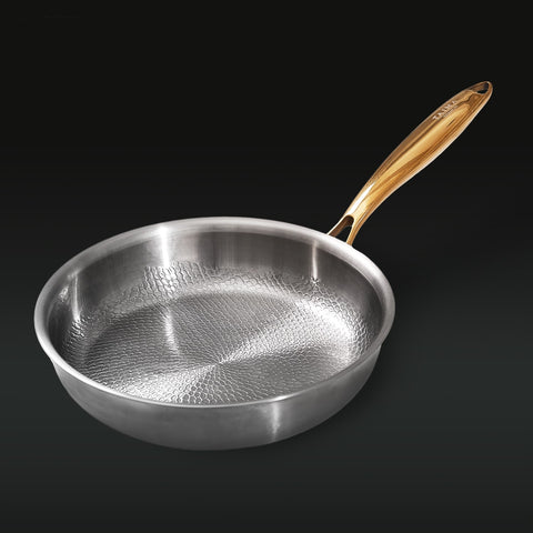 Pure Titanium Pan With Lid, 9.5''