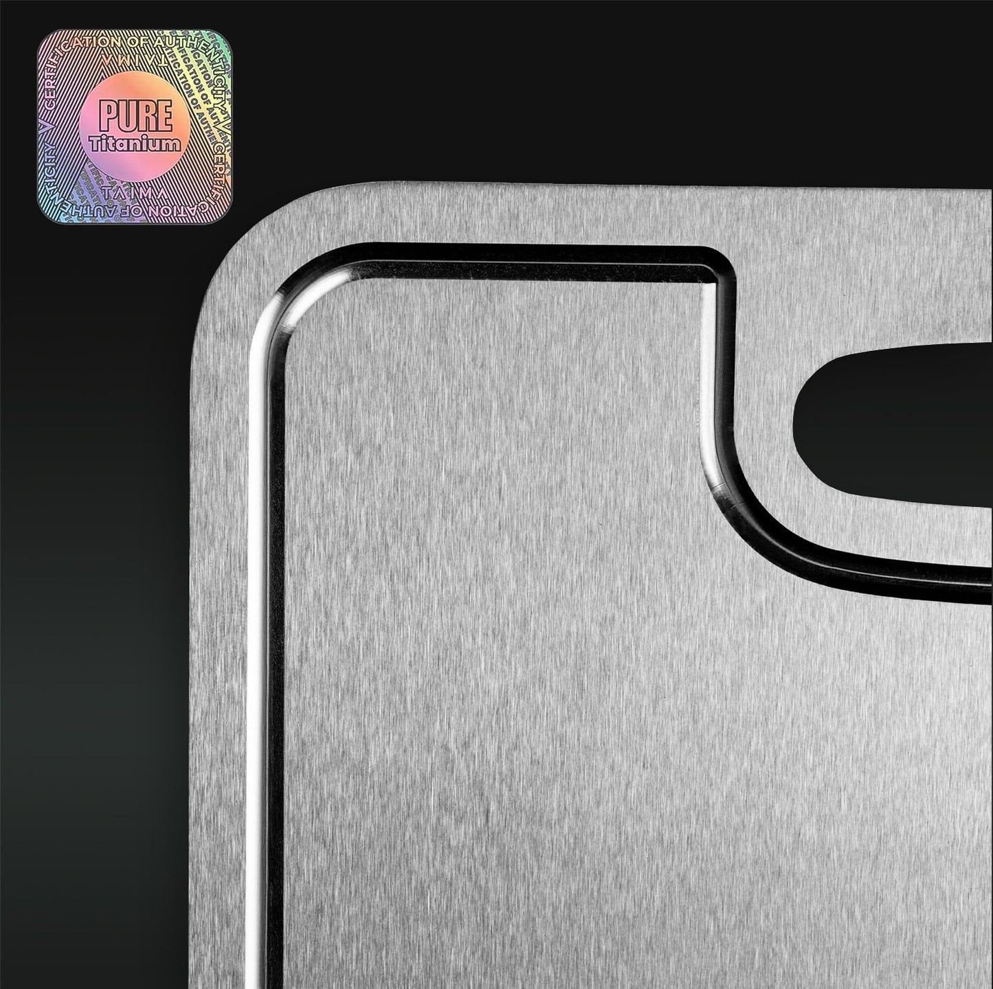 Certified Taima® Pure Titanium Cutting Board - V2 Updated Design