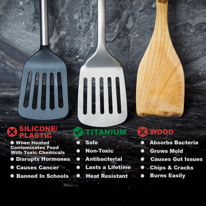 Taima® 100% Pure Titanium Spatula / Utensils