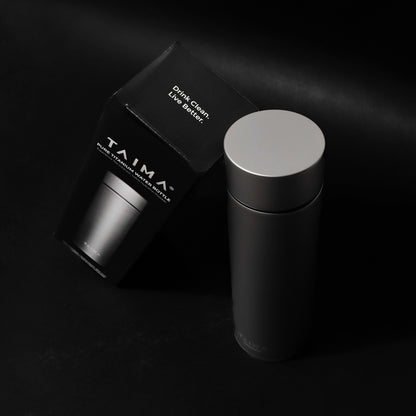 Taima® 100% Pure Titanium Water Bottle - Drink Clean, Live Better.